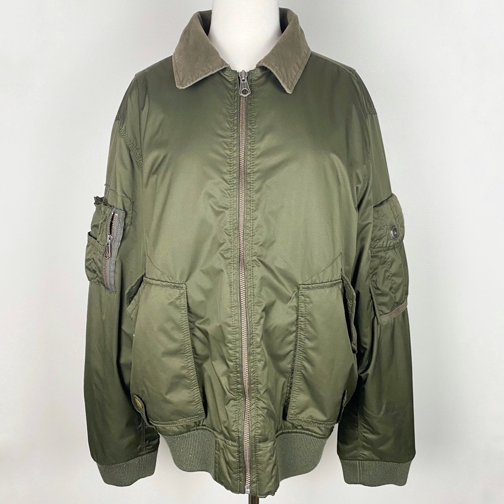 Gap Men’s Jacket Bomber Green Size XL